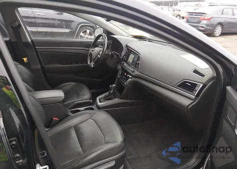 2017 Hyundai Elantra Limited z USA, uszkodzony, nr VIN 5NPD84LF4HH128502